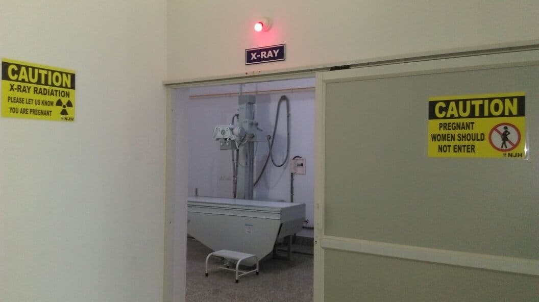 Digital radiography and X-ray suite at NJ Hospital